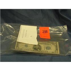 $5 silver certificate