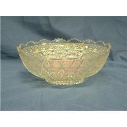 cut glass serving bowl