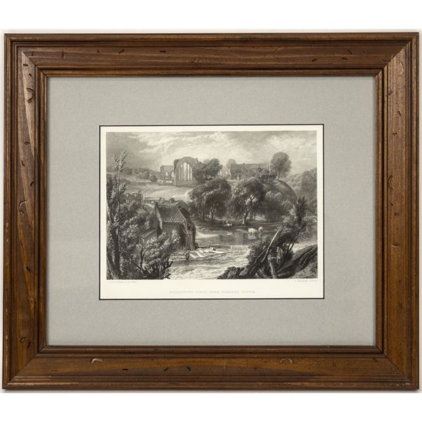 Framed English Etching  [147366]