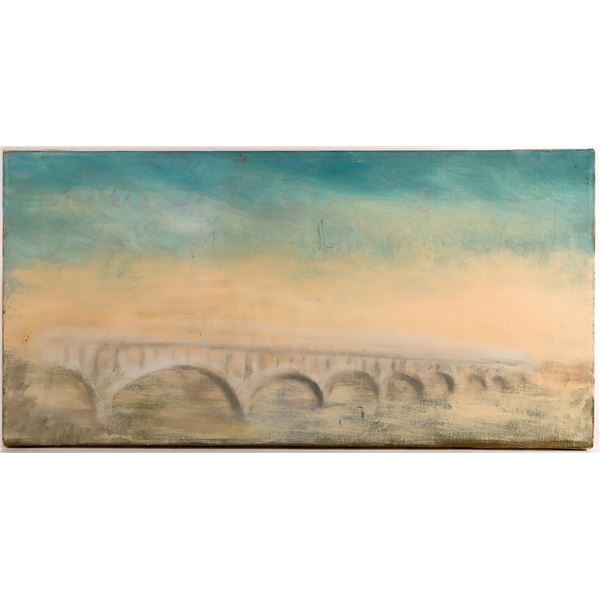 Original Oil Painting "Bridge"   [168617]