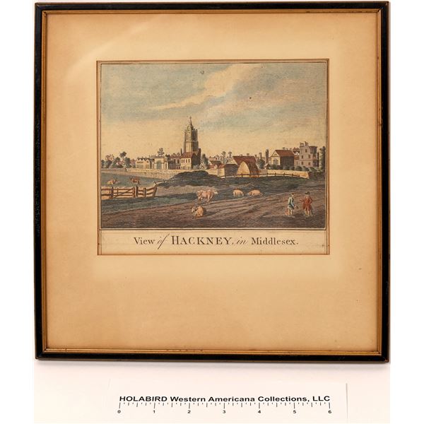 View of Hackney in Middlesex ñ Color, Framed  [131787]