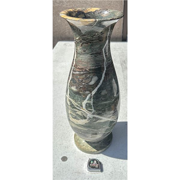 Stone Vase - Polished Greenstone  [171967]