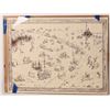 Image 1 : Montana Caricature Map: The Elk Hunt  [172798]