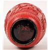 Image 2 : Hand Carved Cinnabar Vase  [171028]