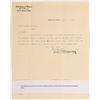 Image 1 : Lew L Callaway Autograph Signed Letter  [162236]