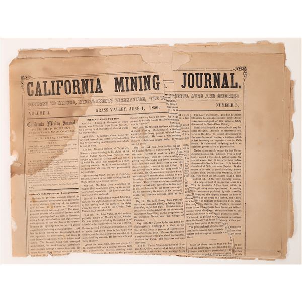 Very Early California Mining Journal  [171172]