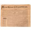 Image 1 : West Branch Republican Newspaper, 1838  [158216]