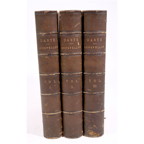 Dante by Longfellow, 3 Volumes  [172634]