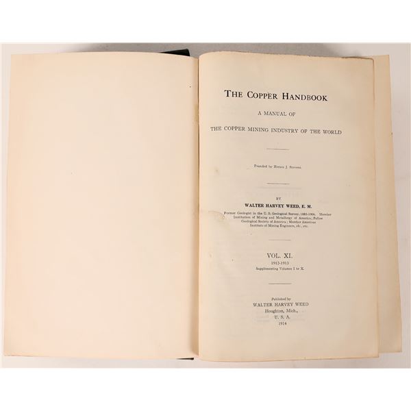 Copper Handbook by Weed, 1912-13  [172639]