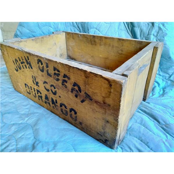 Olbert & Co., Durango Beer/Soda wood box  [172530]