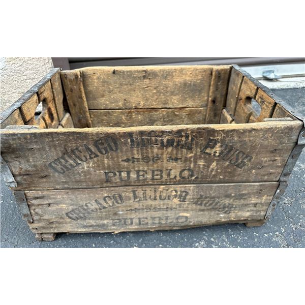 Chicago Liquor House Wood Box,  [172529]