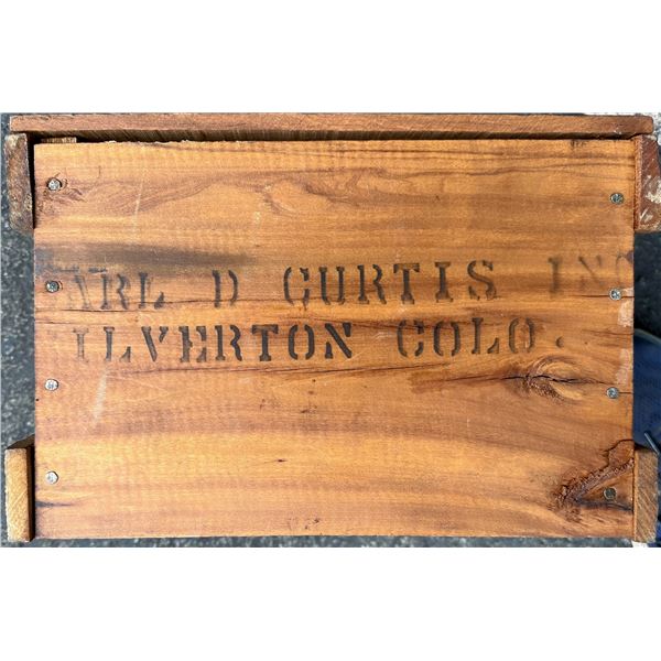 Silverton Wood Box from Glass Mfg, c 1900-1910  [172527]