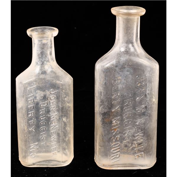 John M Newlee Medicine Bottles, 2  [165670]