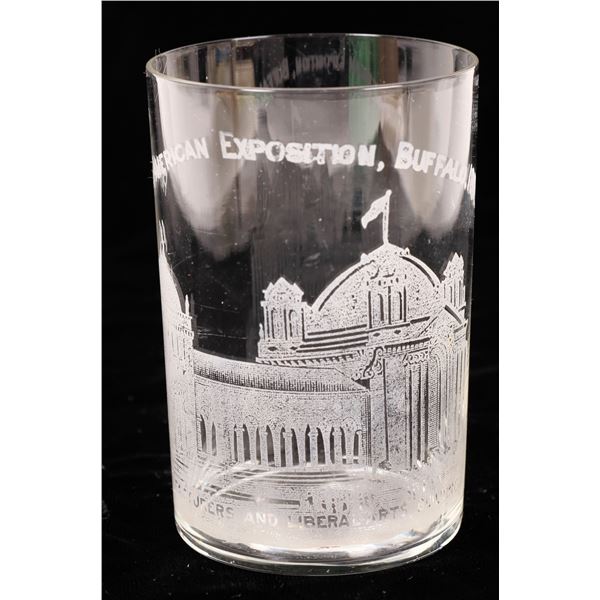 Pan Am Expo 1901 Souvenir Beer Glass  [166217]