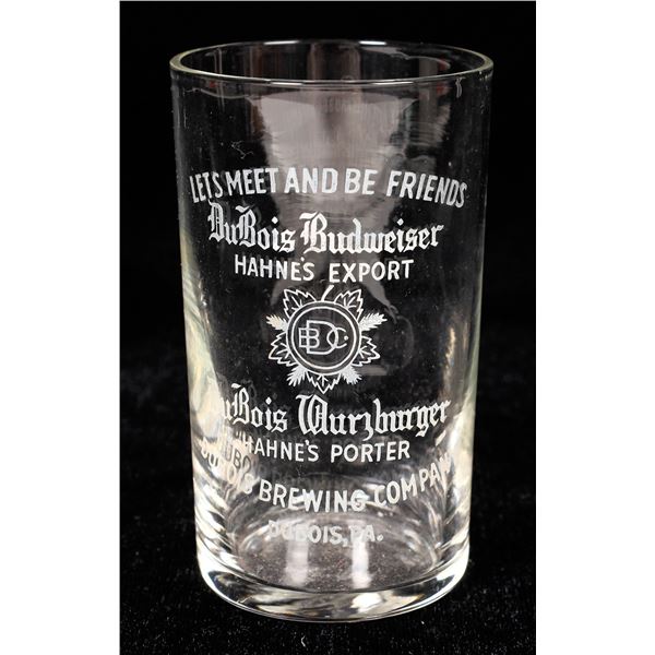 DuBois Budweiser Beer Glass  [170910]