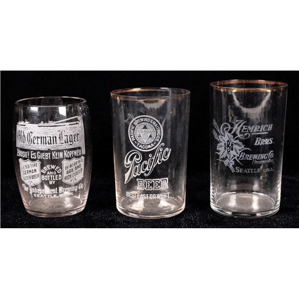 Washington Beer Glasses, 3  [170909]