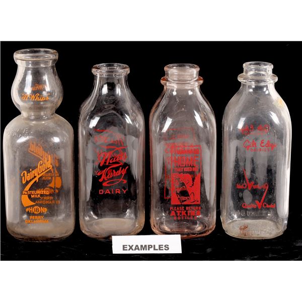 Midwest Square Pyro Quart Milk Bottles, 29  [168488]