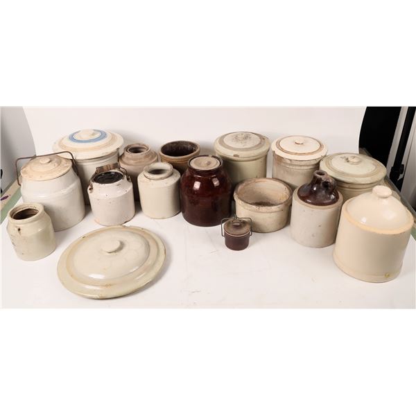 Unmarked Stoneware Collection (20)  [170816]