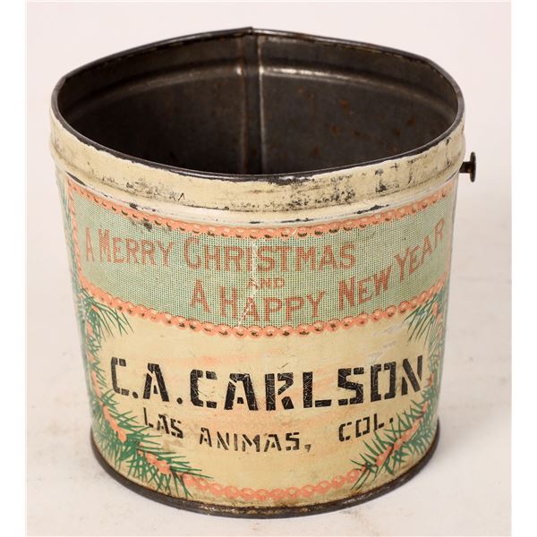 C A Carlson, Merry Christmas and a Happy New Year Tin  [172338]