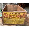 Image 2 : Dr. Weare's Stock Food Vintage Wood Box  [172534]