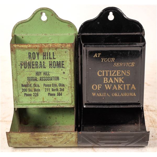 Oklahoma Wall Match Box Holders (2)  [172459]