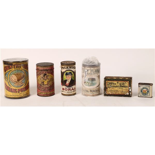 Various Powder Tins, 6  [172400]