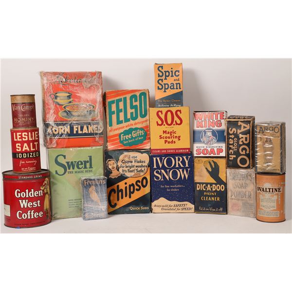 Kitchen Goods, Cans and Boxes Collection  [171748]