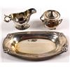 Image 1 : Silverplate Sugar & Creamer, Tray  [56841]