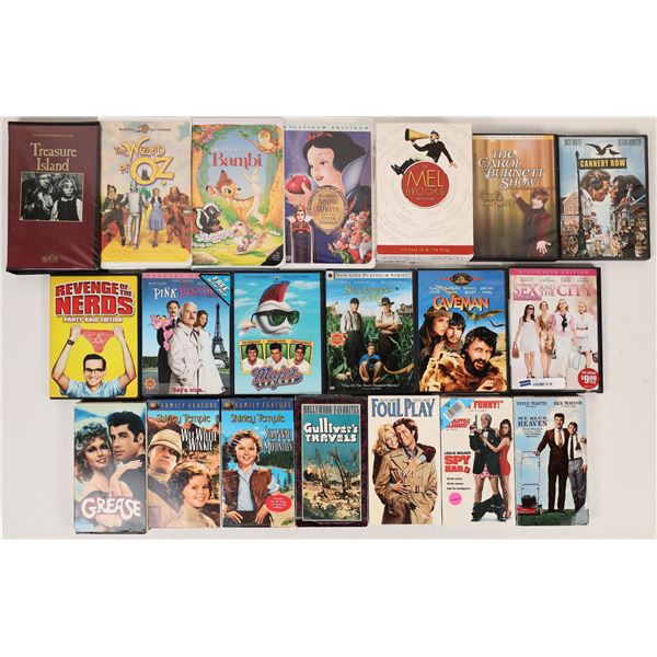 Comedy & Family VHS Tapes, 19 and Mel Brooks DVD's19 comedy and fa  [162691]