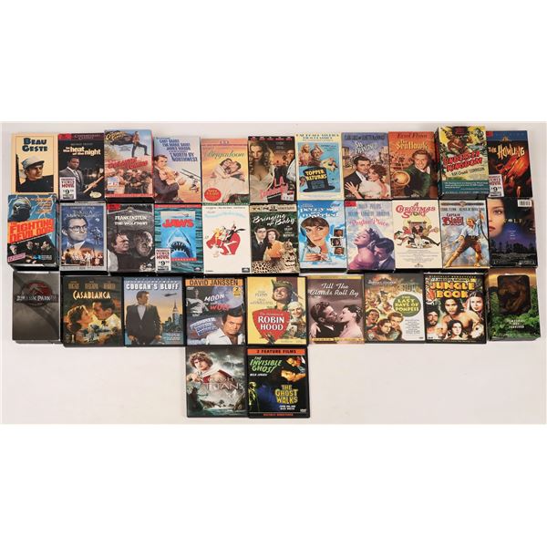 VHS Classics, Action and Horror Tapes and DVD's  [162560]