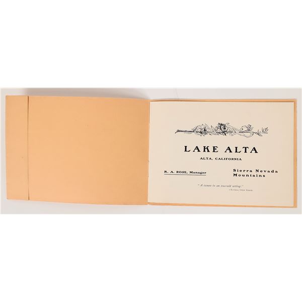 Lake Alta Promo Booklet  [171332]