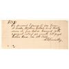 Image 1 : Promissory Note from S. B. Connelly to James H. Drake Burton House   [170319]