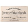 Image 1 : Detective and Business Association Trade Card  [172561]