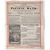 Image 1 : Pacific Bank 1888 Statement, Rare  [171700]