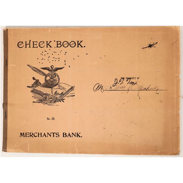 Merchants Bank Check Book  [171577]