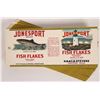 Image 1 : Jonesport Fish Flakes Can Labels ~360  [166455]