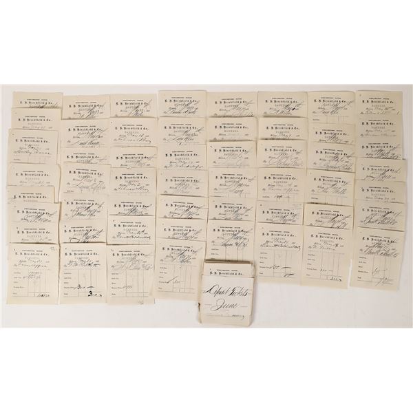 Montana Territory Hershfield & Co. Deposit Slips (2 Packs Approx. 60)  [171598]