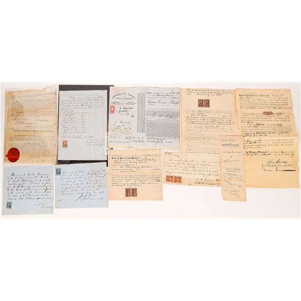 Vintage Documents from New York & Philadelphia (10)  [171781]