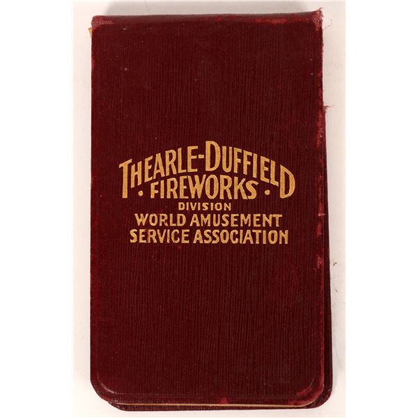 Vintage Fireworks Folding Notepad    [171765]