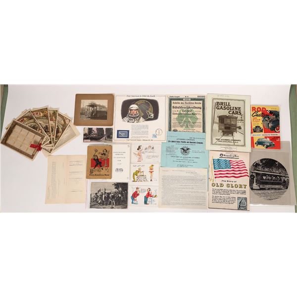 Assorted American Ephemera Grab Bag  [171581]