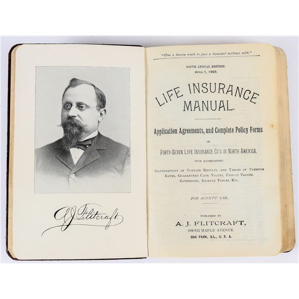 Vintage Insurance Agent Guide, 1896  [167798]