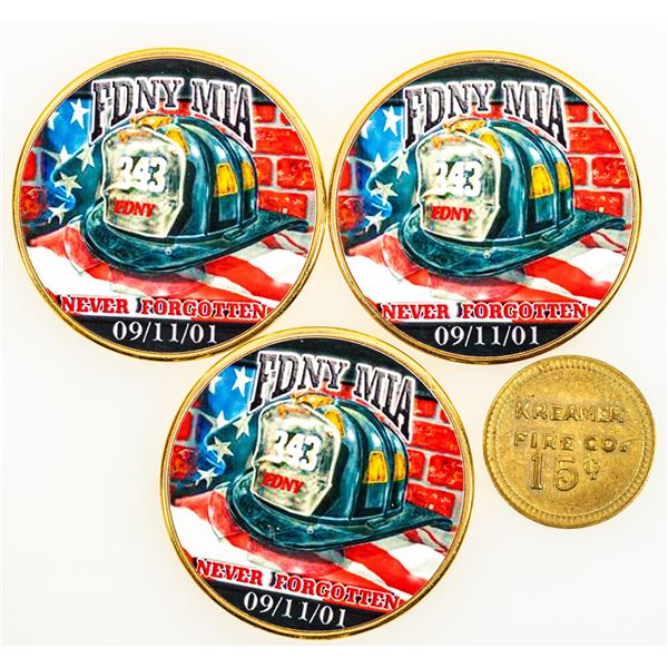 9/11 New York Fire Department Medals  [167601]