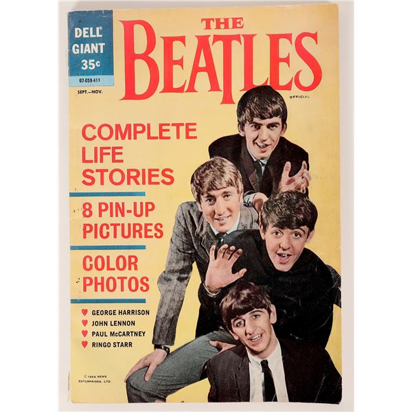 The Beatles, Dell Giant Magazine, Sep. 1964  [171422]