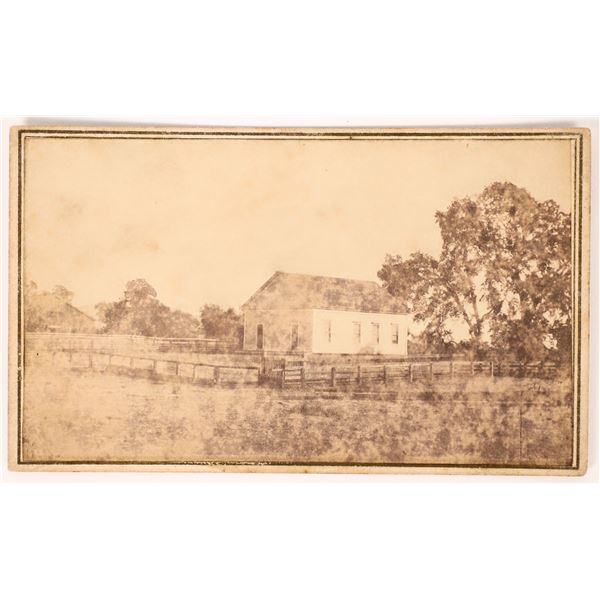 Danville CDV of School or House  [170685]