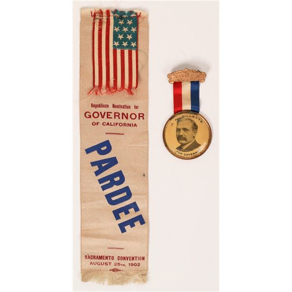 Political Ribbon and Breast Badge Duo  [171136]