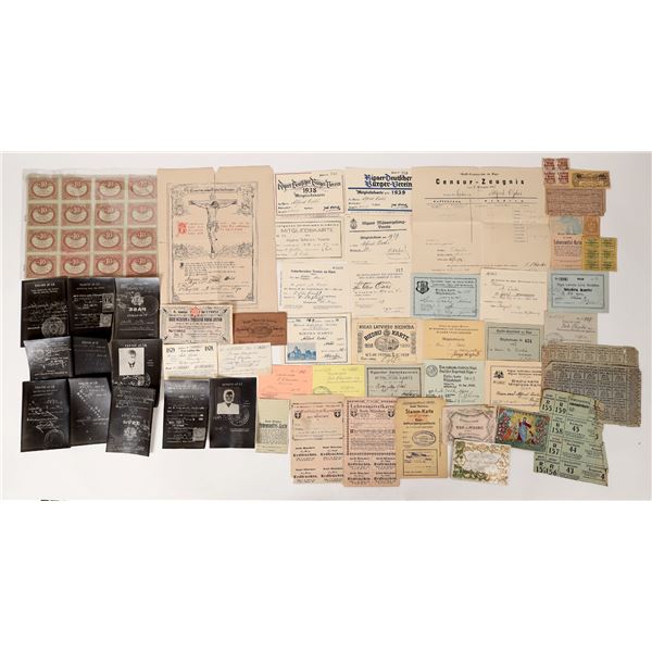 German  Assorted Ephemera  [171264]