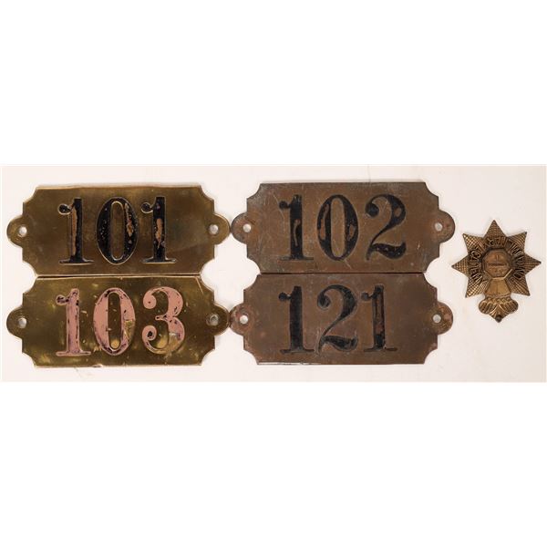 Ponca Military Academy Badge and Room Numbers  [172804]