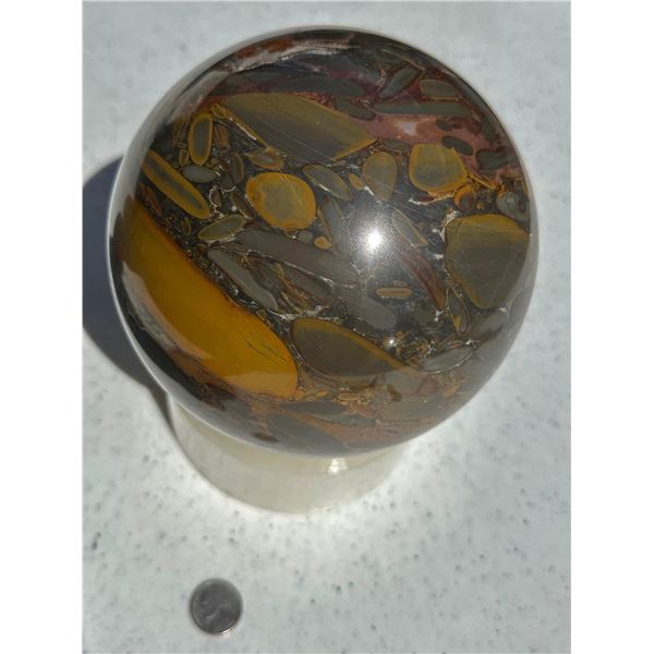 Jasper-Chert Sphere - 5.5-inch Diameter  [171958]