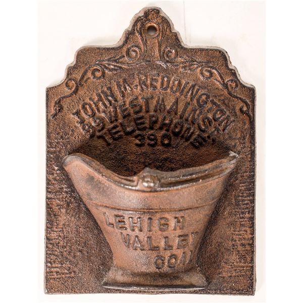 Lehigh Valley Coal Cast Iron Matchholoder  [172799]