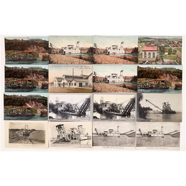 Marysville Calif Mining-Dredging Post Cards.  [170480]